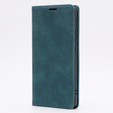 Case for Oppo Reno 10 / 10 Pro, ERBORD Vintage, wallet with flap, blue