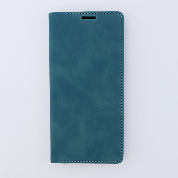 Etui do Xiaomi Redmi Note 12 4G, ERBORD Vintage portfel z klapką, niebieskie