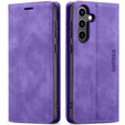 Case for Samsung Galaxy A16, ERBORD Vintage, wallet with flap, purple