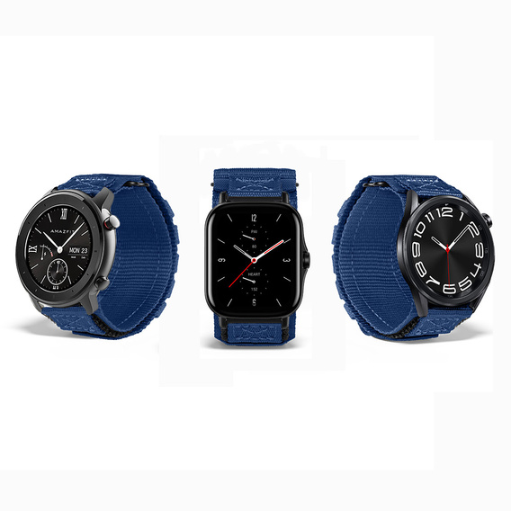ERBORD Universal Nylon Strap 20mm, blue