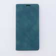 Case for Xiaomi Redmi Note 12S, ERBORD Vintage, wallet with flap, blue