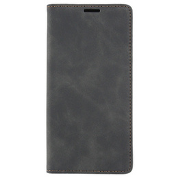 Case for Samsung Galaxy A54, ERBORD Vintage, wallet with flap, black