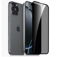 2x Szkło Hartowane prywatyzujące do iPhone 16 Pro Max, ERBORD 9H Easy App Anti-Peep