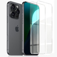 2x Szkło Hartowane do iPhone 16 Pro Max, ERBORD 9H Hard Glass, szybka