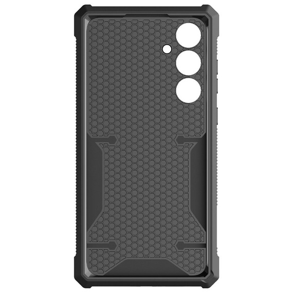 Case for Samsung Galaxy A55, ERBORD Rugged Case, black (Two frames)