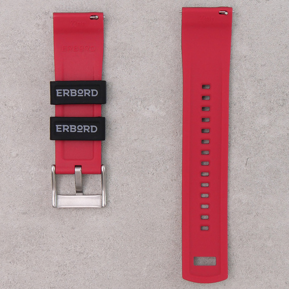 ERBORD Universal 22mm Silicone Strap.