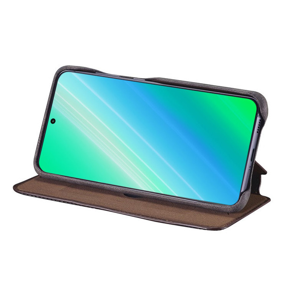 Etui z klapką do Samsung Galaxy A54, ERBORD Retro, brązowe