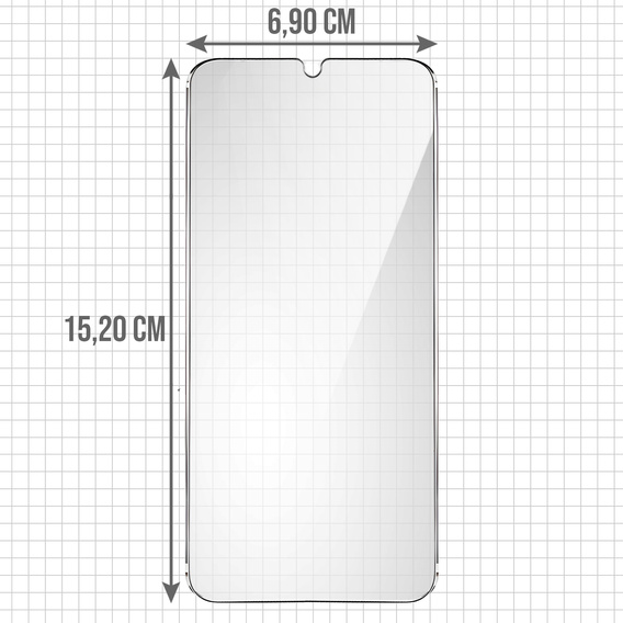 2x Szkło Hartowane do Samsung Galaxy A32 4G, ERBORD 9H Hard Glass, szybka