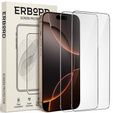 2x Tempered Glass ERBORD 9H Hard Glass for phone screen for iPhone 17 Pro/17/16 Pro