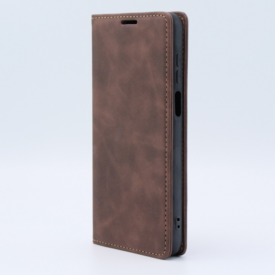 Case for Motorola Moto G13/ G23 4G, ERBORD Vintage, wallet with flap, coffee