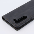 Case for Samsung Galaxy S23, ERBORD Vintage, wallet with flap, black