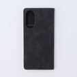 Case for Oppo A78 4G, ERBORD Vintage, wallet with flap, black