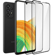2x Szkło Hartowane do Samsung Galaxy A33 5G, ERBORD 3D pełne, szybka na cały ekran