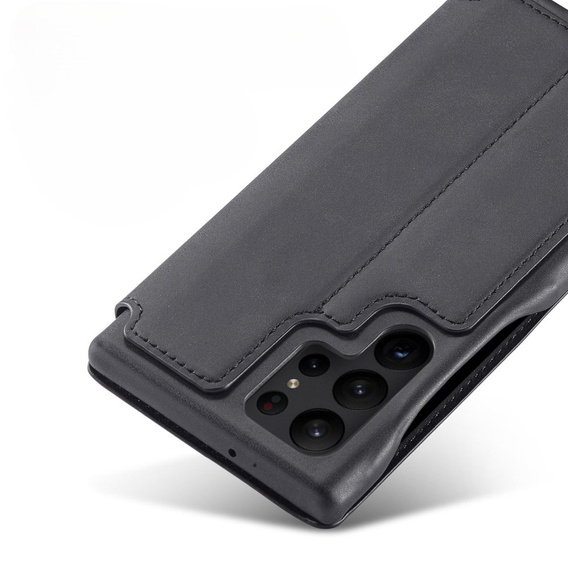 Flip case for Samsung Galaxy S23 Ultra, ERBORD Retro, black