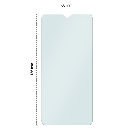 2x Tempered Glass for Realme C21Y / C25Y, ERBORD 9H Hard Glass for phone screen