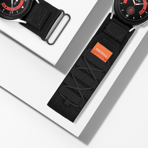 ERBORD Universal Nylon Strap 20mm, black