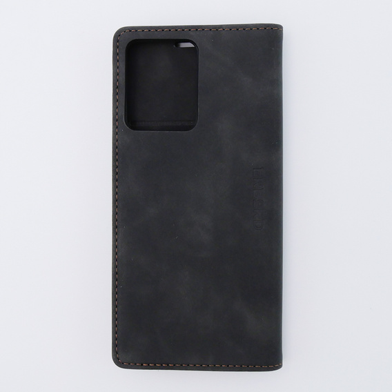 Etui do Xiaomi Redmi Note 12 4G, ERBORD Vintage portfel z klapką, czarne