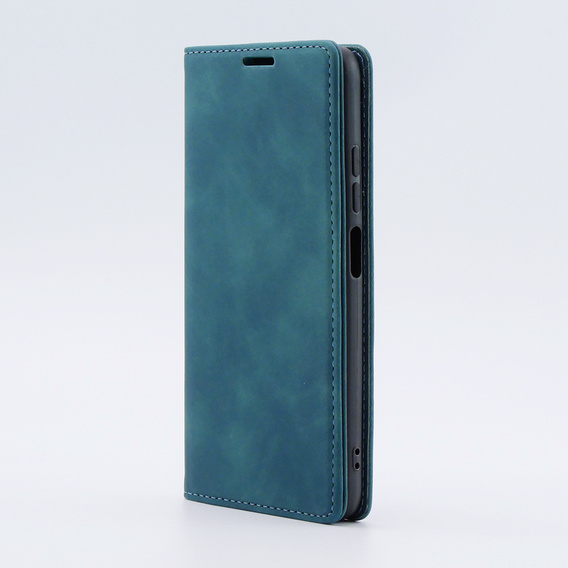 Case for Xiaomi Redmi Note 12S, ERBORD Vintage, wallet with flap, blue