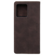 Case for Motorola Edge 40 Neo, ERBORD Vintage, wallet with flap, coffee