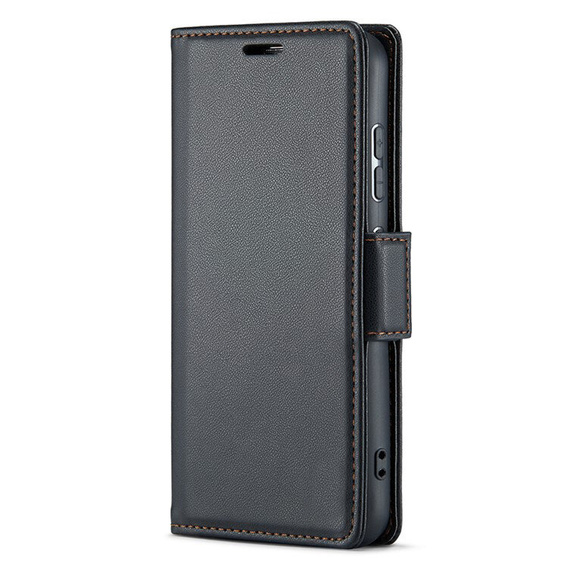 ERBORD Glossy Litchi wallet with flap for Motorola Moto G56 5G