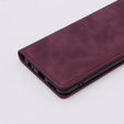Case for Motorola Moto G73, ERBORD Vintage, wallet with flap, red