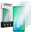 2x Tempered Glass for Xiaomi Redmi Note 9, ERBORD 9H Hard Glass for phone screen