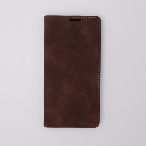 Case for OnePlus 11 5G, ERBORD Vintage, wallet with flap, dark brown