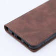 Case for Motorola Moto G53, ERBORD Vintage, wallet with flap, coffee