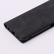 Case for Oppo A78 5G, ERBORD Vintage, wallet with flap, black