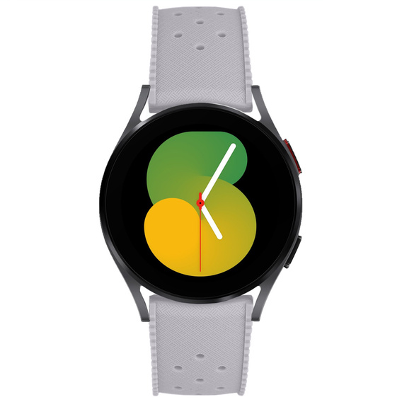 2x Pasek Silikonowy ERBORD Uniwersalny 20mm, Tropic, zielony / szary