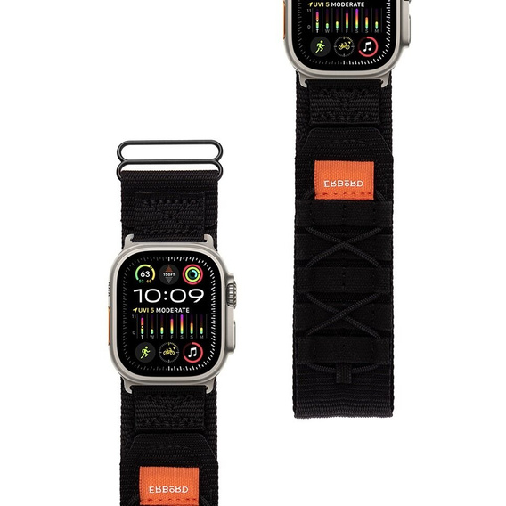 ERBORD Runner Nylon Strap for Apple Watch 1/2/3/4/5/6/7/8/9/SE/ULTRA/ULTRA 2 42/44/45/49MM