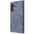 Case for Samsung Galaxy A54, ERBORD Vintage, wallet with flap, grey