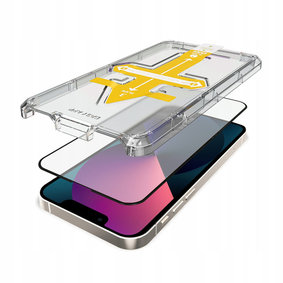 2x Tempered Glass for iPhone 13 Mini, ERBORD Easy App Full Screen Protector