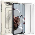 2x Tempered Glass for Xiaomi 12T/12T Pro, ERBORD 9H Hard Glass for phone screen