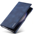 Flip case for Samsung Galaxy S23 Ultra, ERBORD Retro, blue