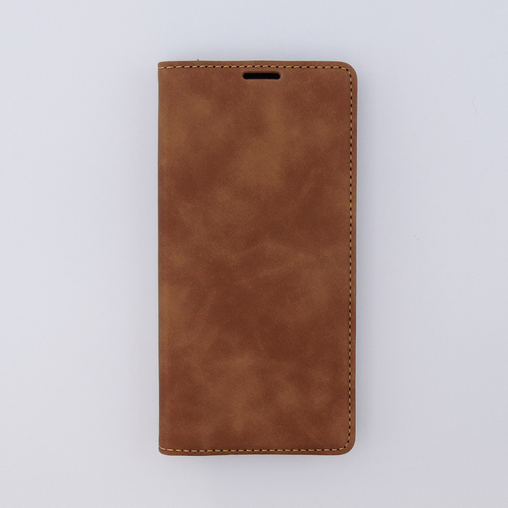 Case for Xiaomi Redmi Note 12 5G / Poco X5 5G, ERBORD Vintage, wallet with flap, brown