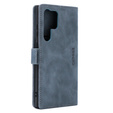 Case for Samsung Galaxy S23 Ultra, ERBORD Vintage, wallet with flap, green