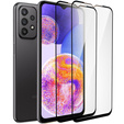 2x Szkło Hartowane do Samsung Galaxy A23 4G/5G, ERBORD 3D pełne, szybka na cały ekran