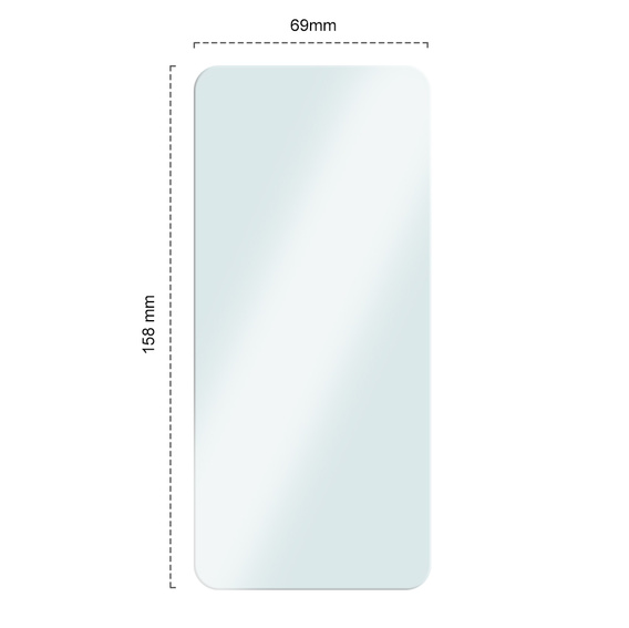 2x Tempered Glass for Xiaomi Redmi Note 11 Pro, ERBORD 9H Hard Glass for phone screen
