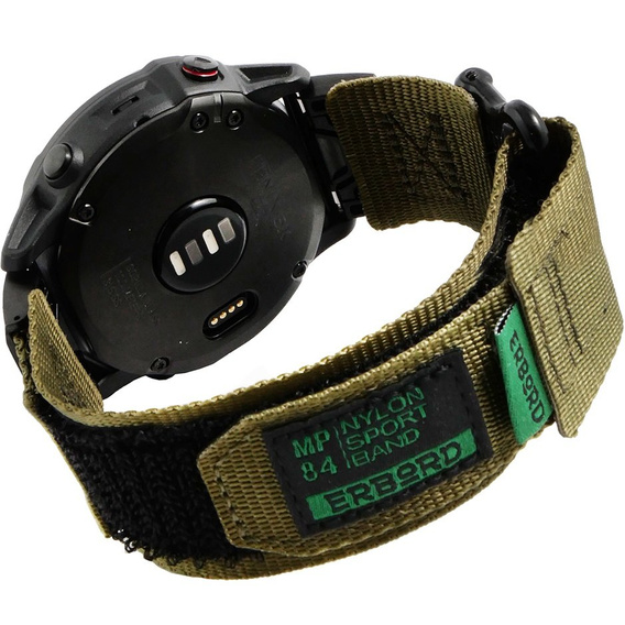 ERBORD MP84 Quickfit Nylon Strap for Garmin Fenix 5X/6X/6X PRO/7X (Size S/M)