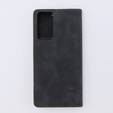 Case for Xiaomi Redmi Note 12S, ERBORD Vintage, wallet with flap, black