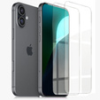 2x Tempered Glass ERBORD 9H Hard Glass for phone screen for iPhone 16 Plus
