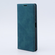 Case for Xiaomi Redmi Note 12 4G, ERBORD Vintage, wallet with flap, blue