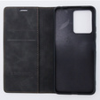 Case for Xiaomi Redmi Note 12 4G, ERBORD Vintage, wallet with flap, black