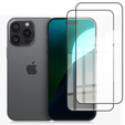 2x Tempered Glass ERBORD 3D for iPhone 16 Pro Max full display