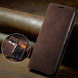 Case for Samsung Galaxy A16, ERBORD Vintage, wallet with flap, coffee