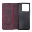 Case for Xiaomi 13T / 13T Pro, ERBORD Vintage, wallet with flap, red