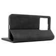 Case for Xiaomi 13T / 13T Pro, ERBORD Vintage, wallet with flap, black