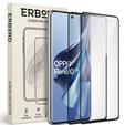 2x Szkło Hartowane do Oppo Reno 10 / 10 Pro, ERBORD 3D pełne, szybka na cały ekran