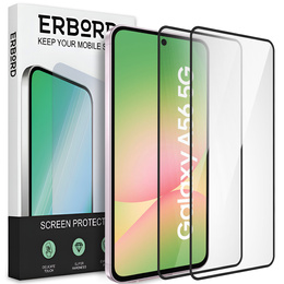 2x Tempered Glass ERBORD 3D for Samsung Galaxy A56 5G full display